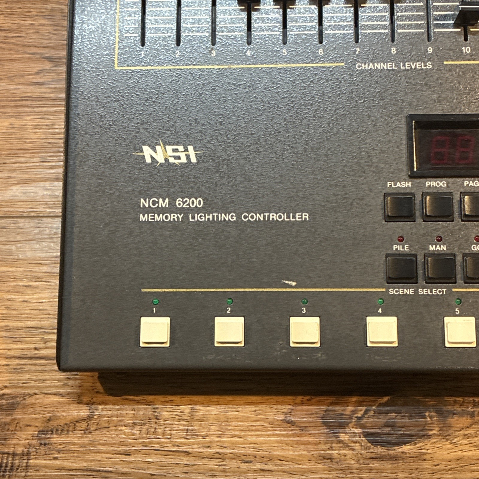 NSI NCM 6200 Stage memory Lighting Controller midi microplex untested