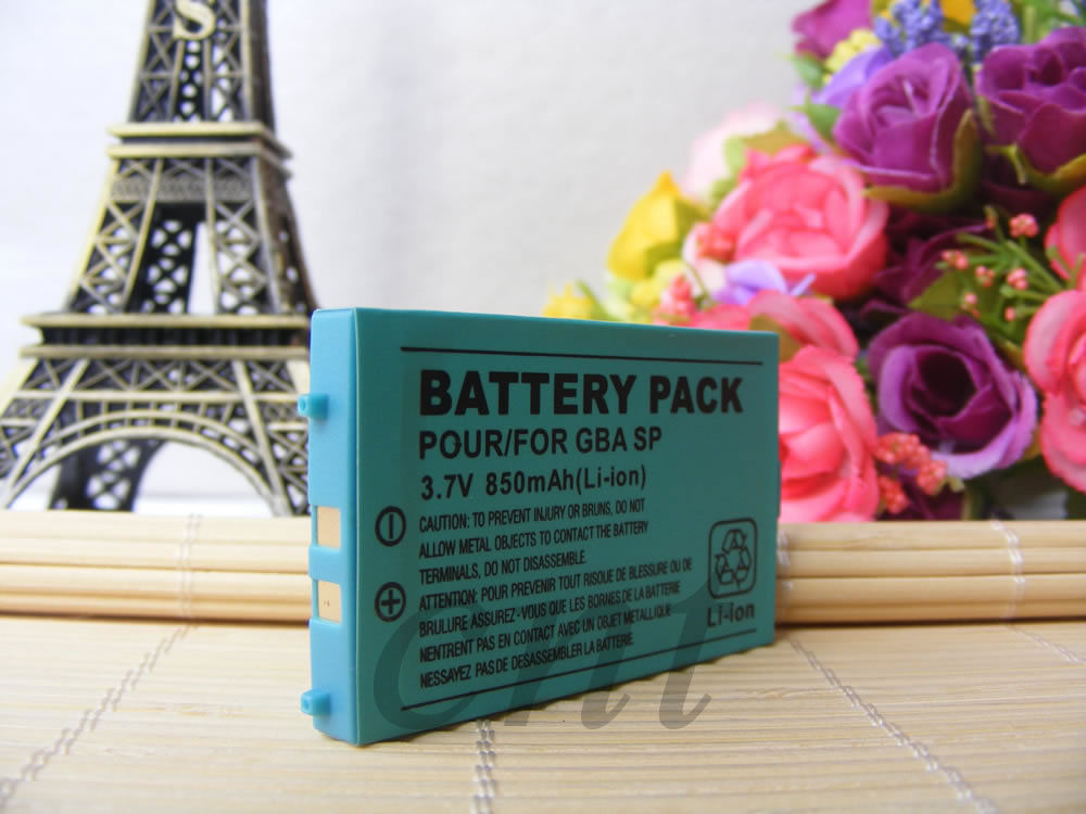 2pcs Rechargeable Battery For Nintendo Game Boy Advance SP Systems + Screwdriver