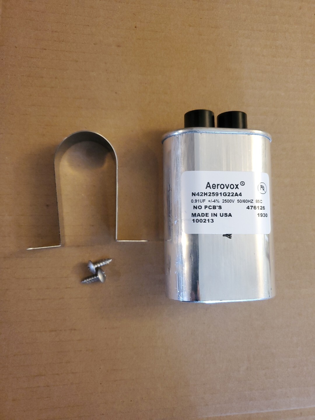 Aerovox Service Kit, Capacitor Upgrade High Voltage 0.91Uf NGC-3020, 2500V
