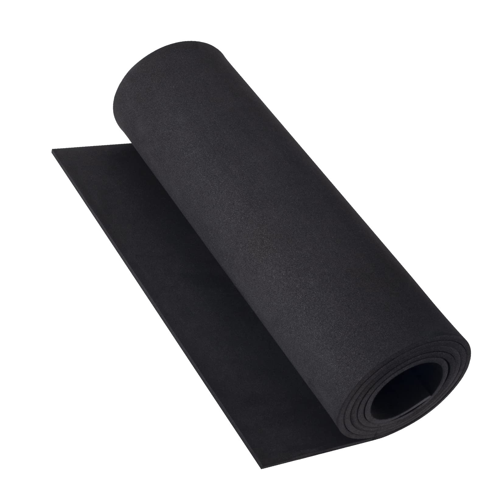 Black Foam Sheets Roll, Premium Cosplay EVA Foam Sheet，4mm Thick,59"x13.9",Hi...