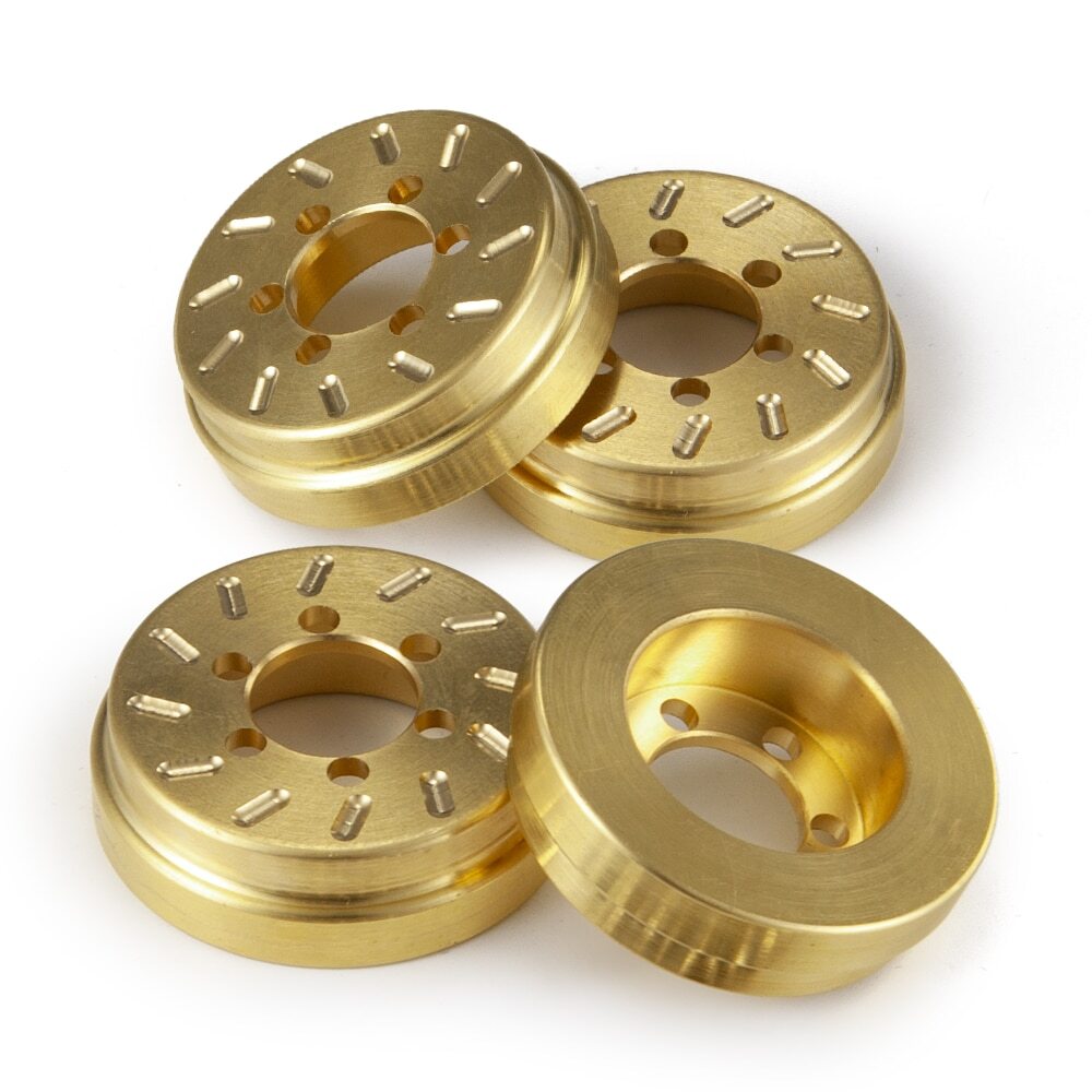 Brass Wheel Weight For SCX10 1/10 RC Crawler 1.9" 2.2" Beadlock Wheel rim