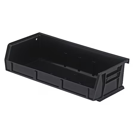 Quantum Storage Systems Qus232bk Hang & Stack Storage Bin, Polypropylene,
