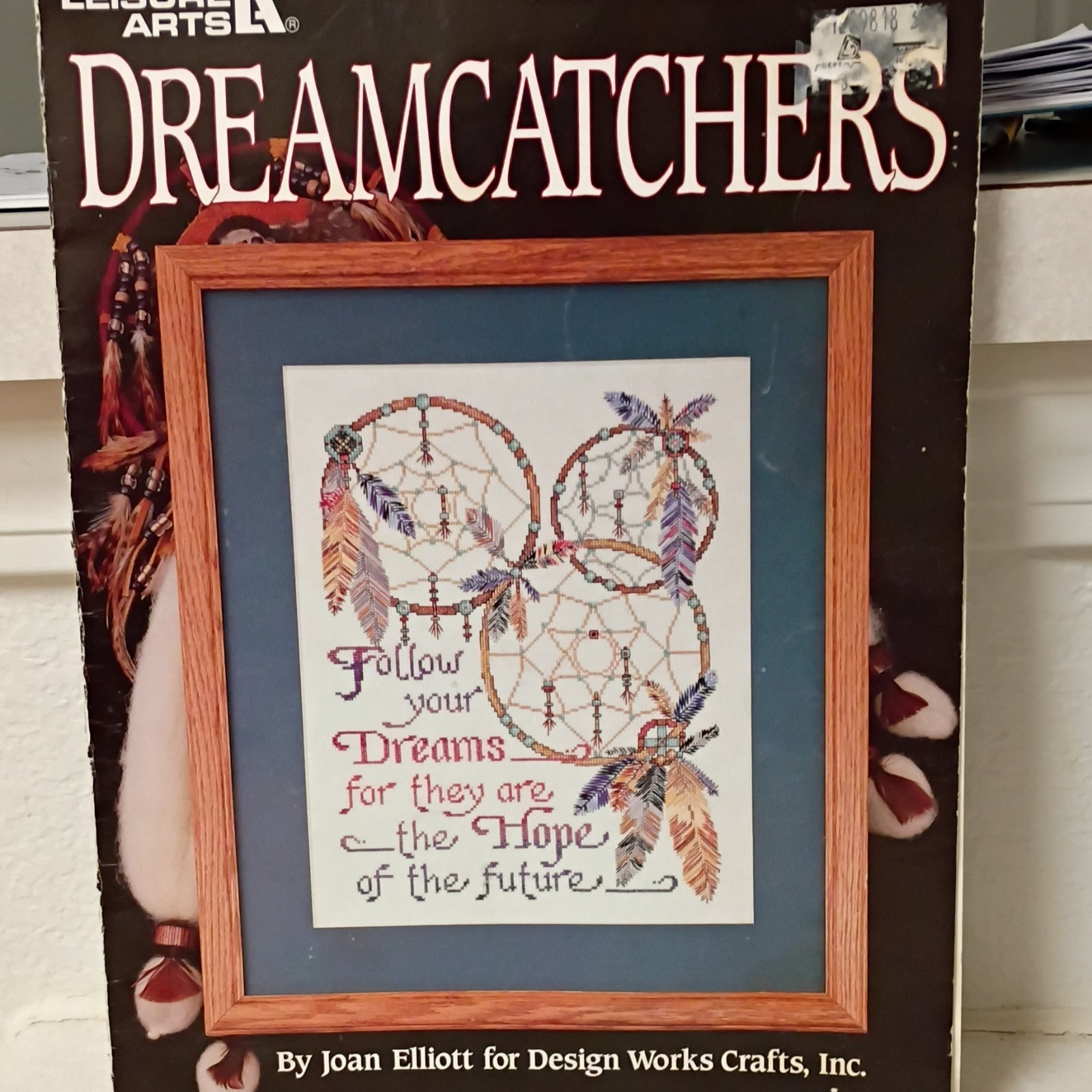Leisure Arts Dreamcatchers Cross Stitch Pattern Leaflet 2871 Frame Style