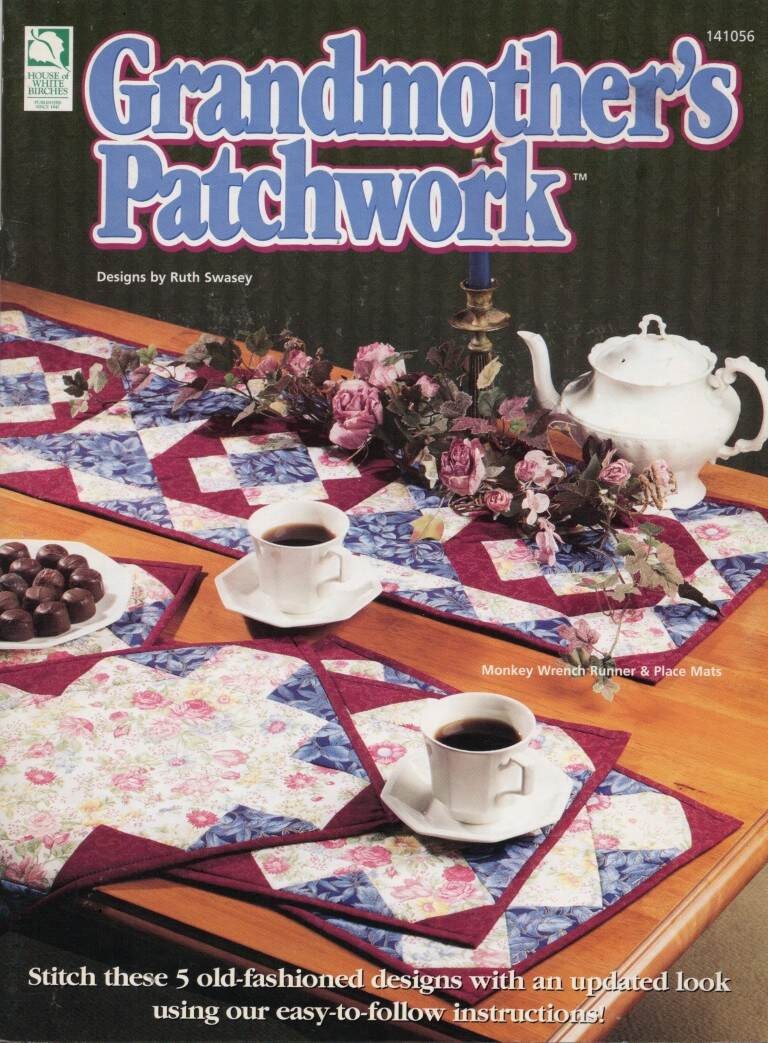 VTG!HOUSE OF WHITE BIRCHES GRANDMOTHER'S PATCHWORK