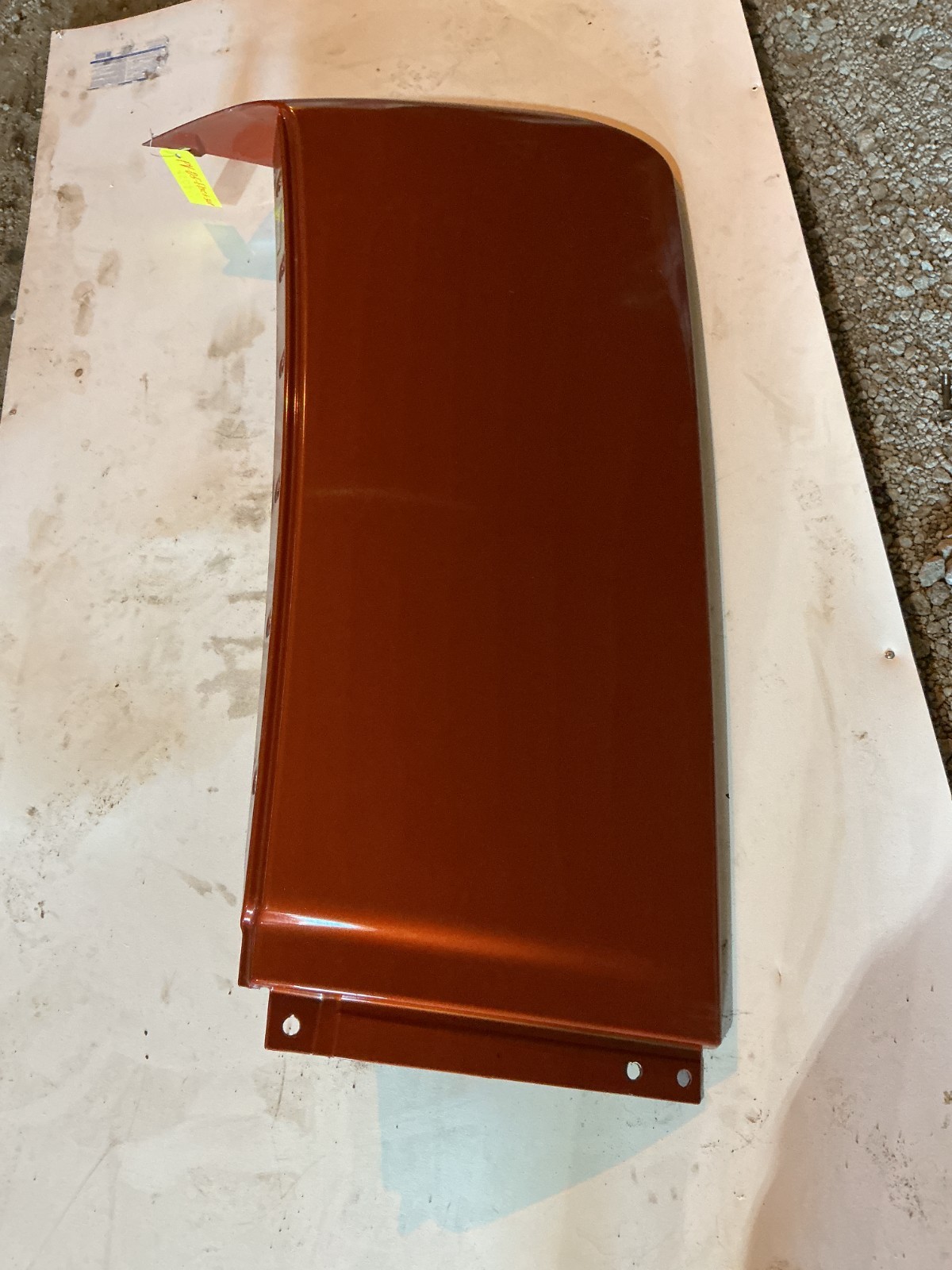 Genuine Volvo VNL Sleeper Side Extender Fairing Panel - Orange OEM