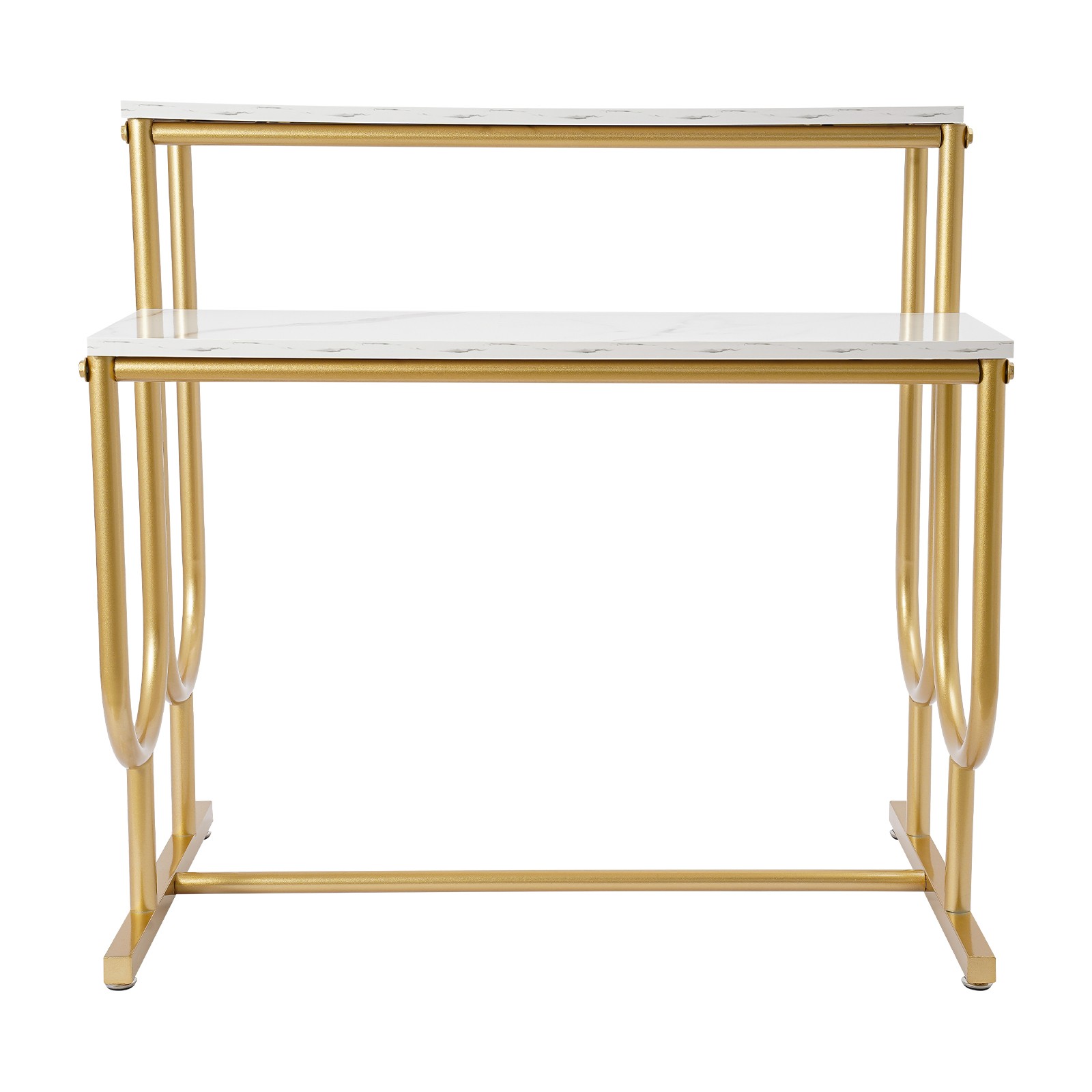 Purse Display Stand, Free Standing Handbag Display Stand, 2 Tier Display Table
