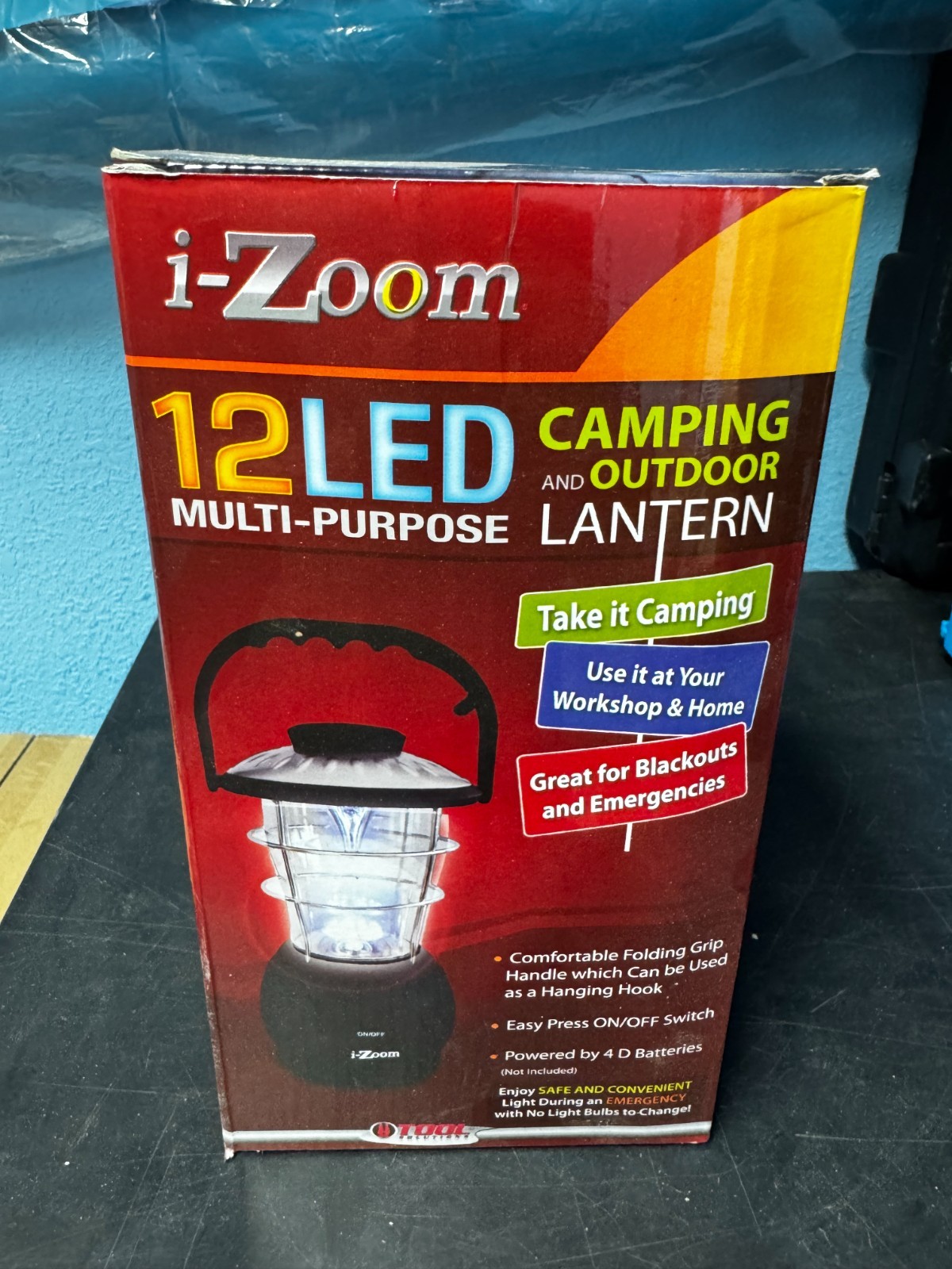 I-ZOOM 12 LED MULTI-PURPOSE LANTERN FOR CAMPING, OUTDOOR, AND EMERGENCIES