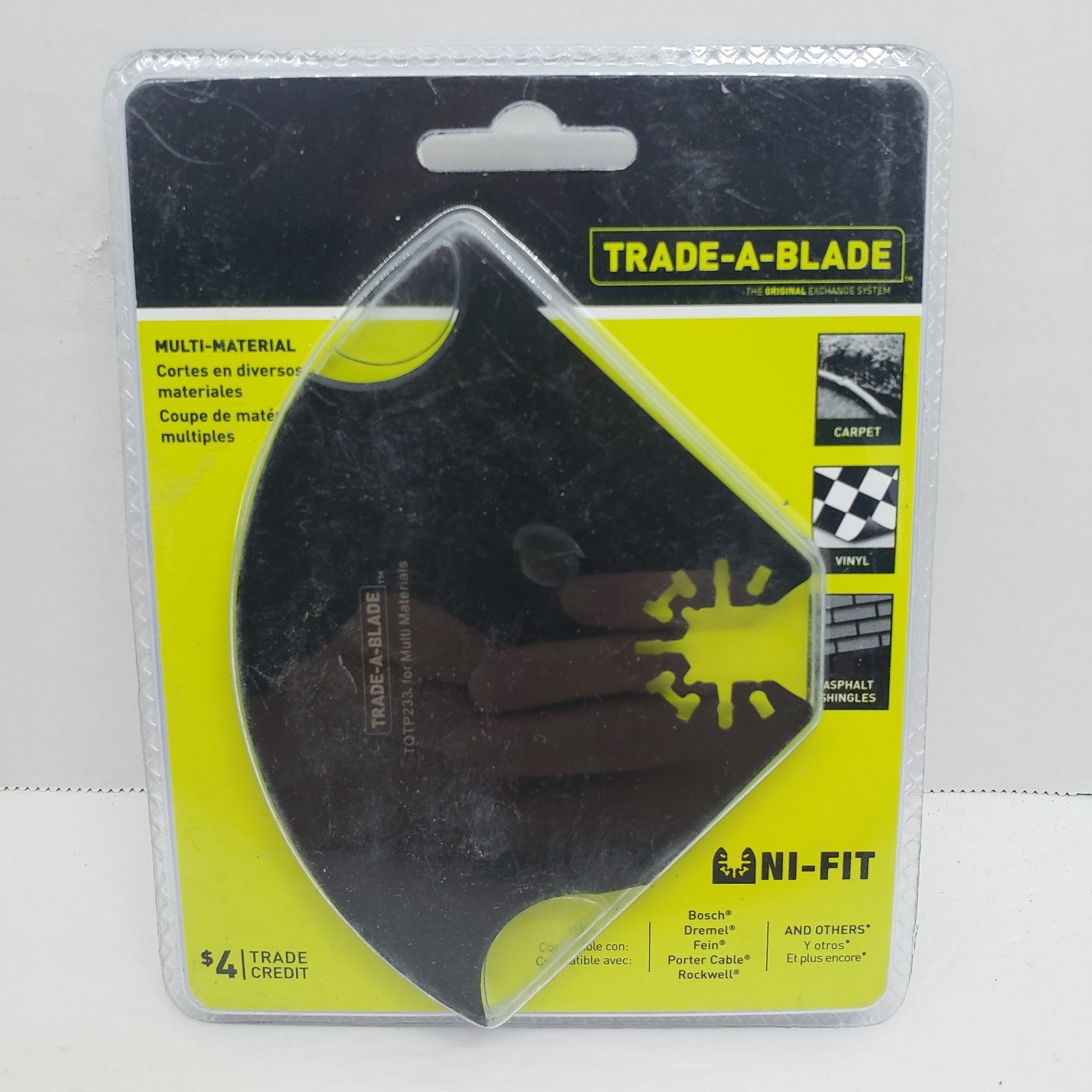 Trade-A-Blade Norske 4-1/2" Multi Material  UNI-FIT  #TOTP233