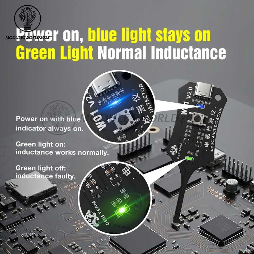 Inductance Detector PC Repair Electromagnetic Induction Quick Fault Check Type C