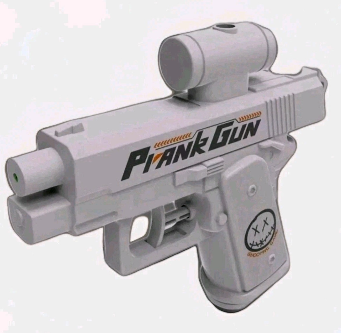 Prankster Squirt Gun White Two-Way Water-Gun Prank Toy Can Spray Front & Back