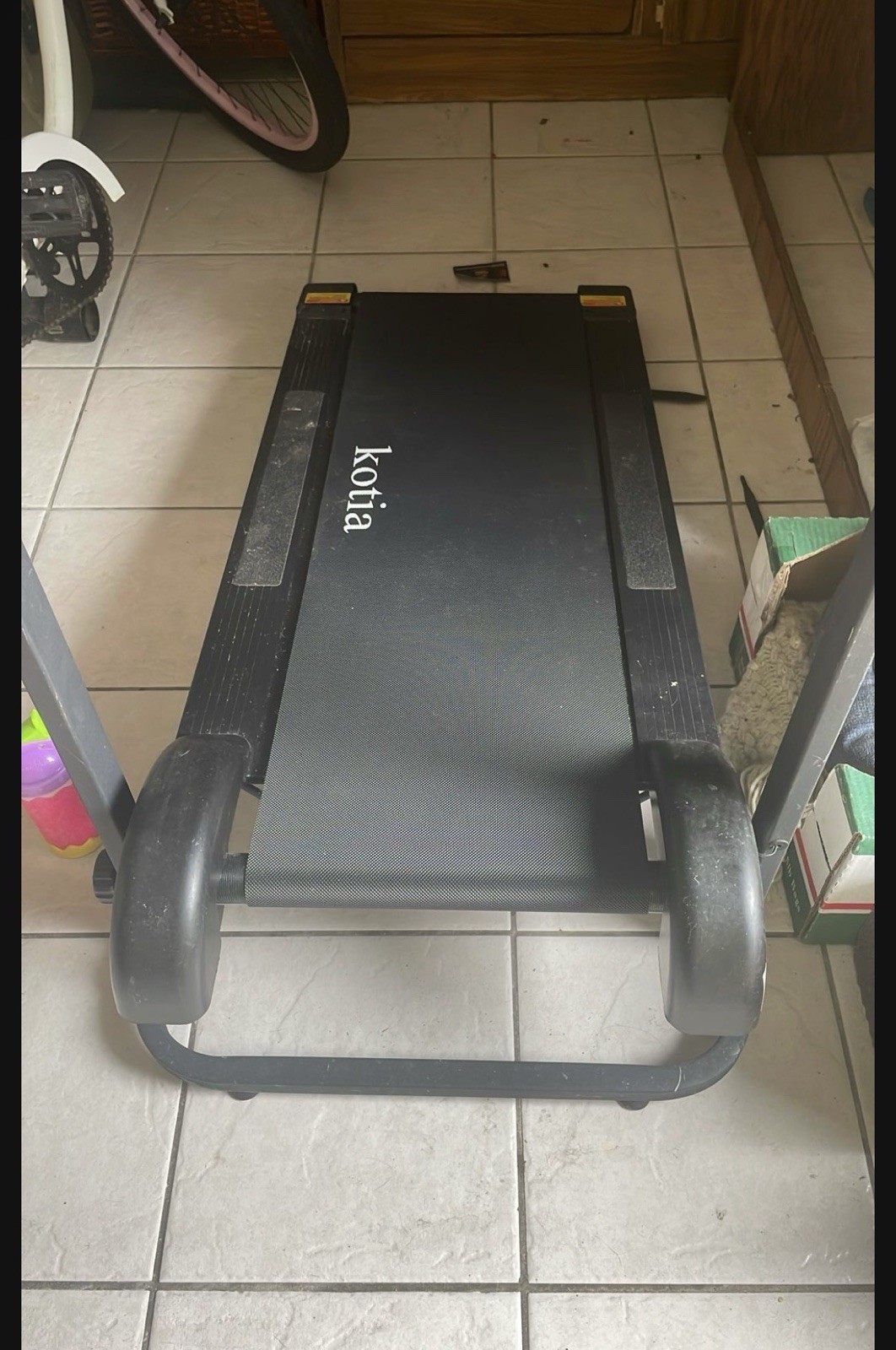 Manual Treadmill Compact Foldable Exercise Machine For Running & Cardio Training
