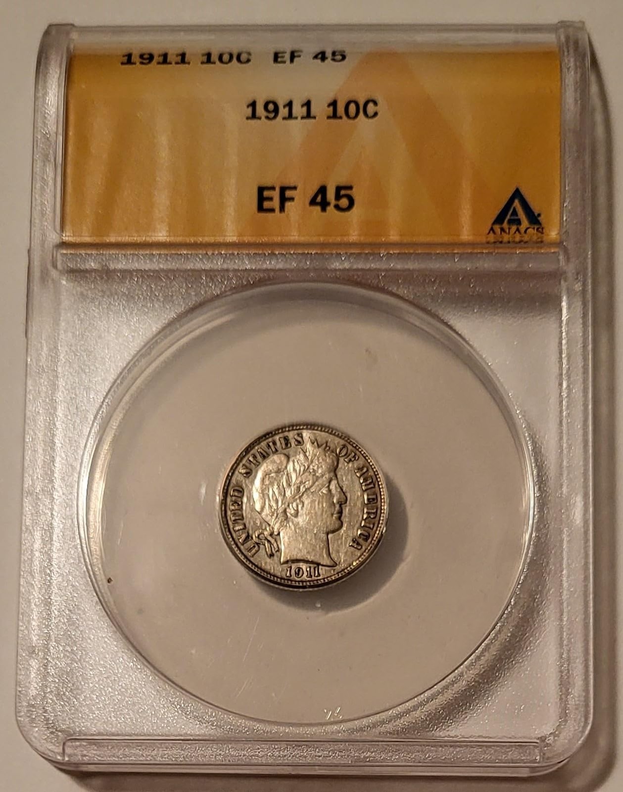 1911 Barber Dime XF45 ANACS
