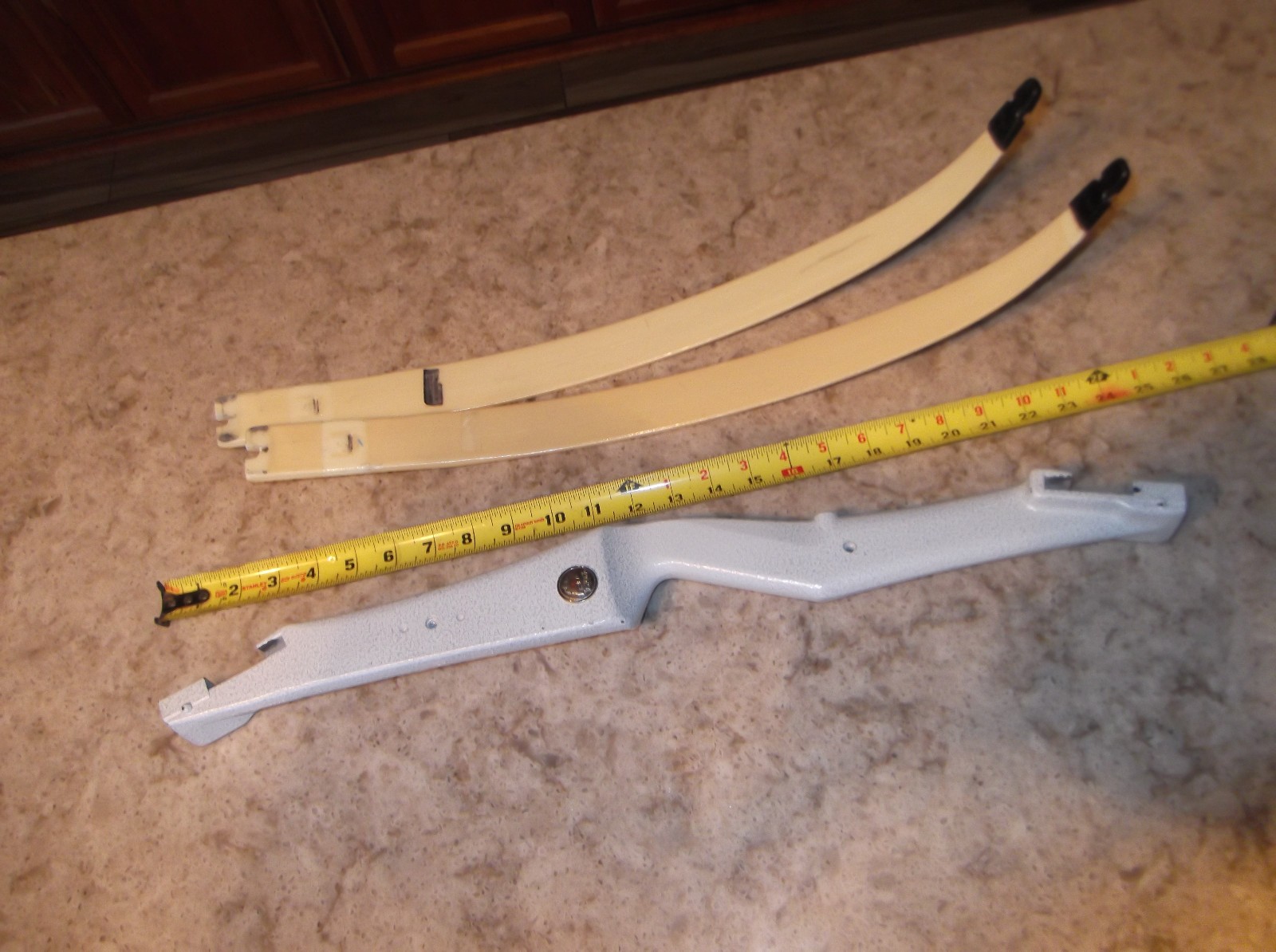 Vintage Fred Bear Recurve Take Down Bow RH Early Model Textured White
