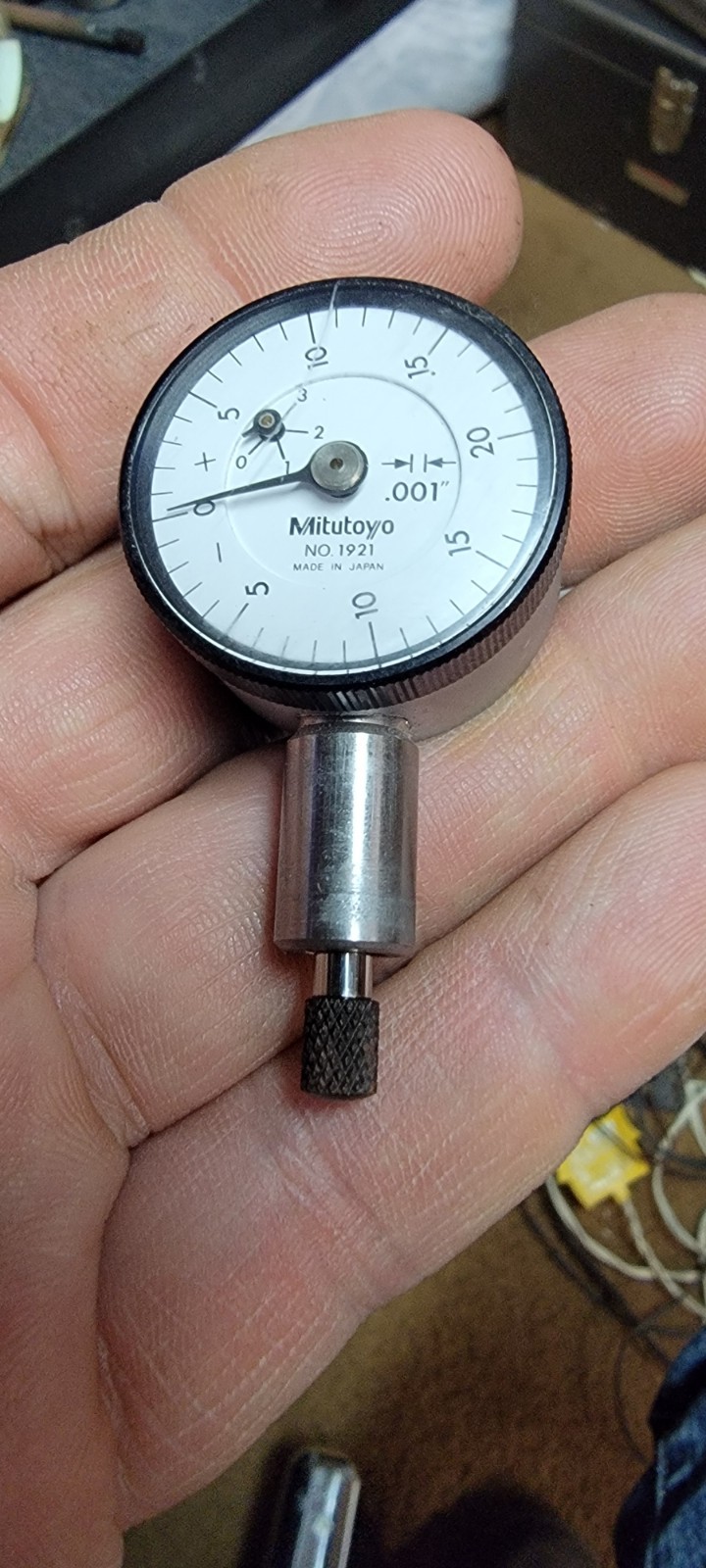 Mitutoyo 1921 Dial Indicator .100" Stroke .001 Increments