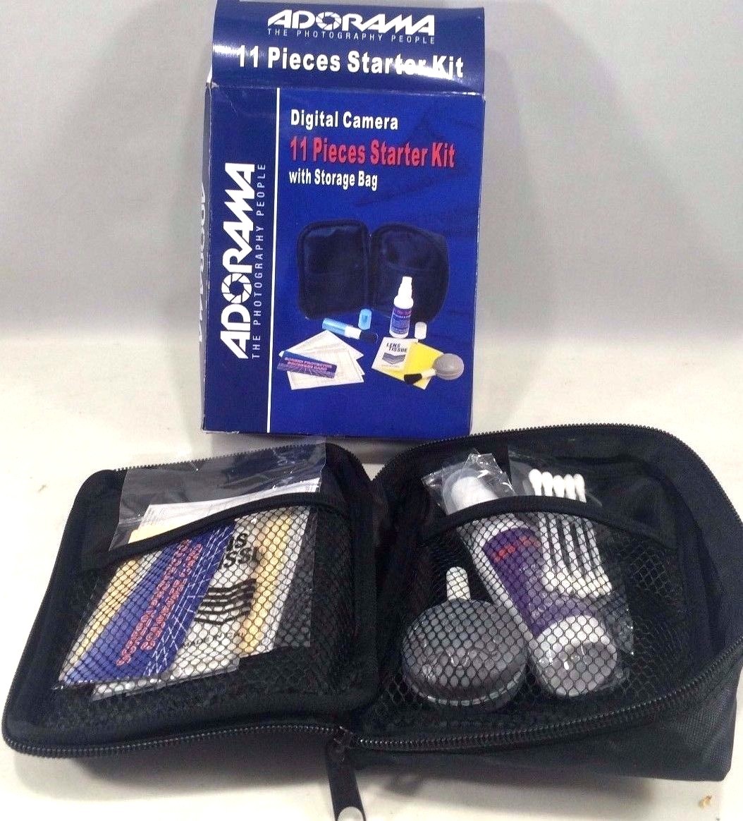 Universal Adorama Digital Camera 11 Piece Starter Kit with Storage Bag