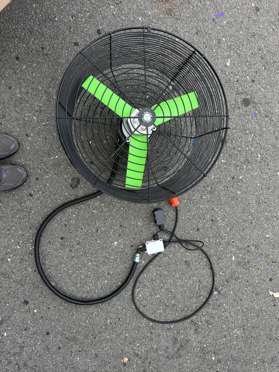 McMillan 24” Industrial Snap Fan AC EC20 MAX Basket Fan FAB24A4753 208-230V
