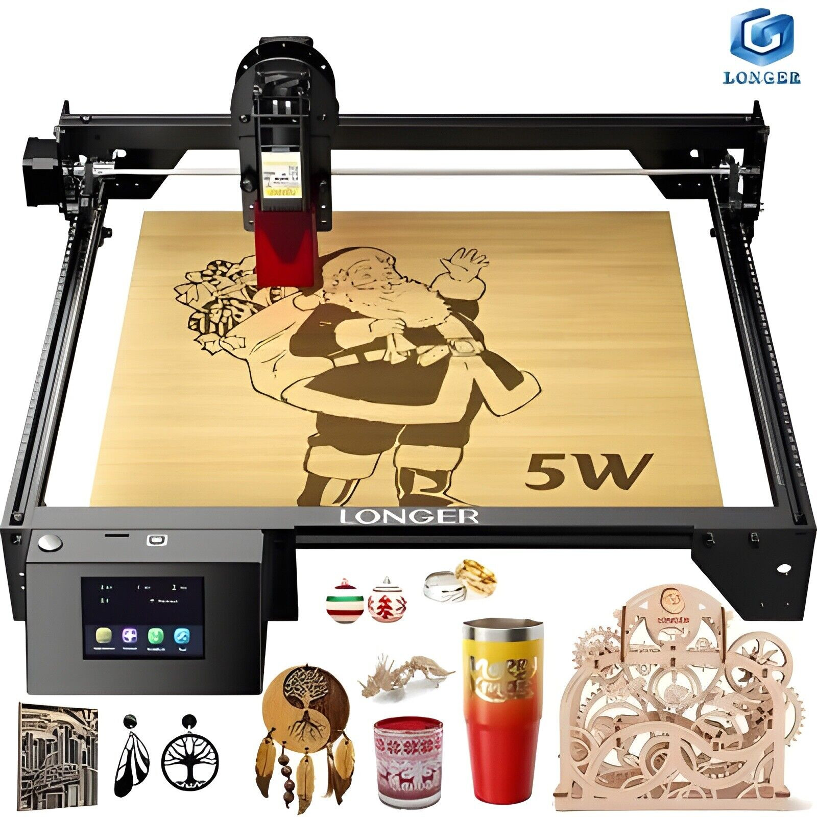 Longer Ray5 5W Laser Engraver 60W CNC Laser Cutter 240MHz ESP32 chip 10000mm/min