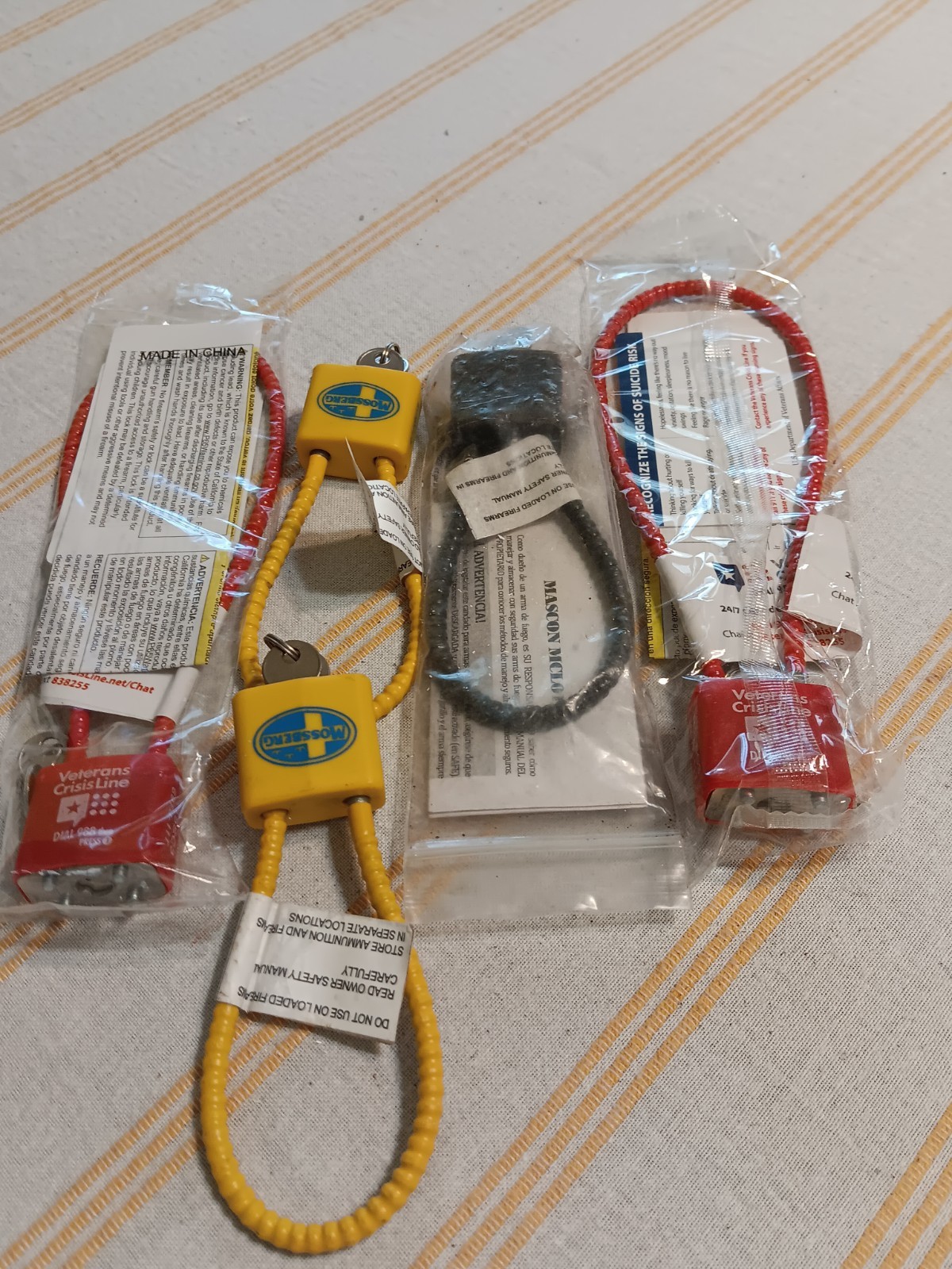 Five Gun Lock With Keys