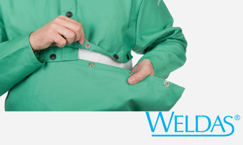 Weldas 33-6220L, Large, 20″ Bib for Cape Sleeve