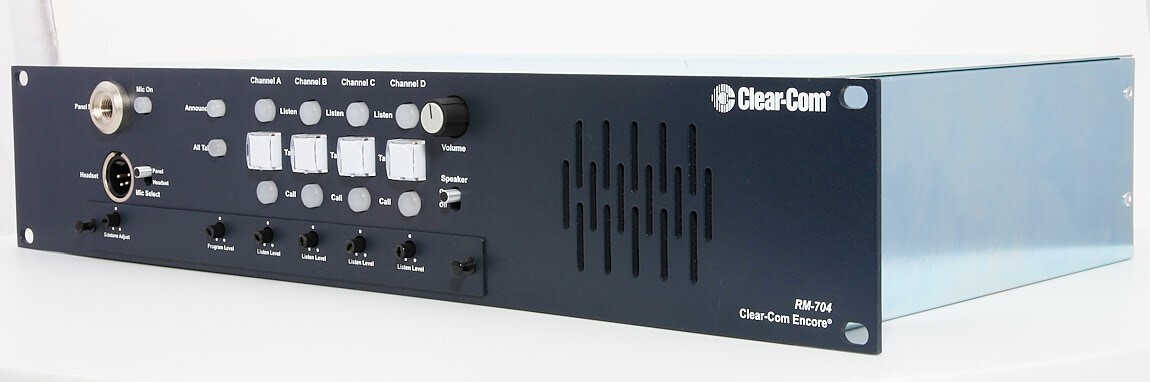 HME ClearCom 4-CH Remote Station Encore RM-704 Rack Mount Intercom System Base