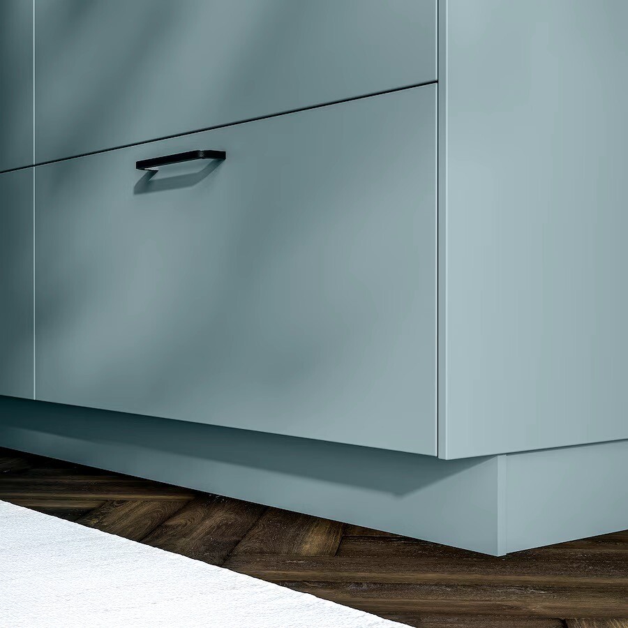 New IKEA HAVSTORP Toekick, Turquoise, 84x4 1/2 " 205.501.95