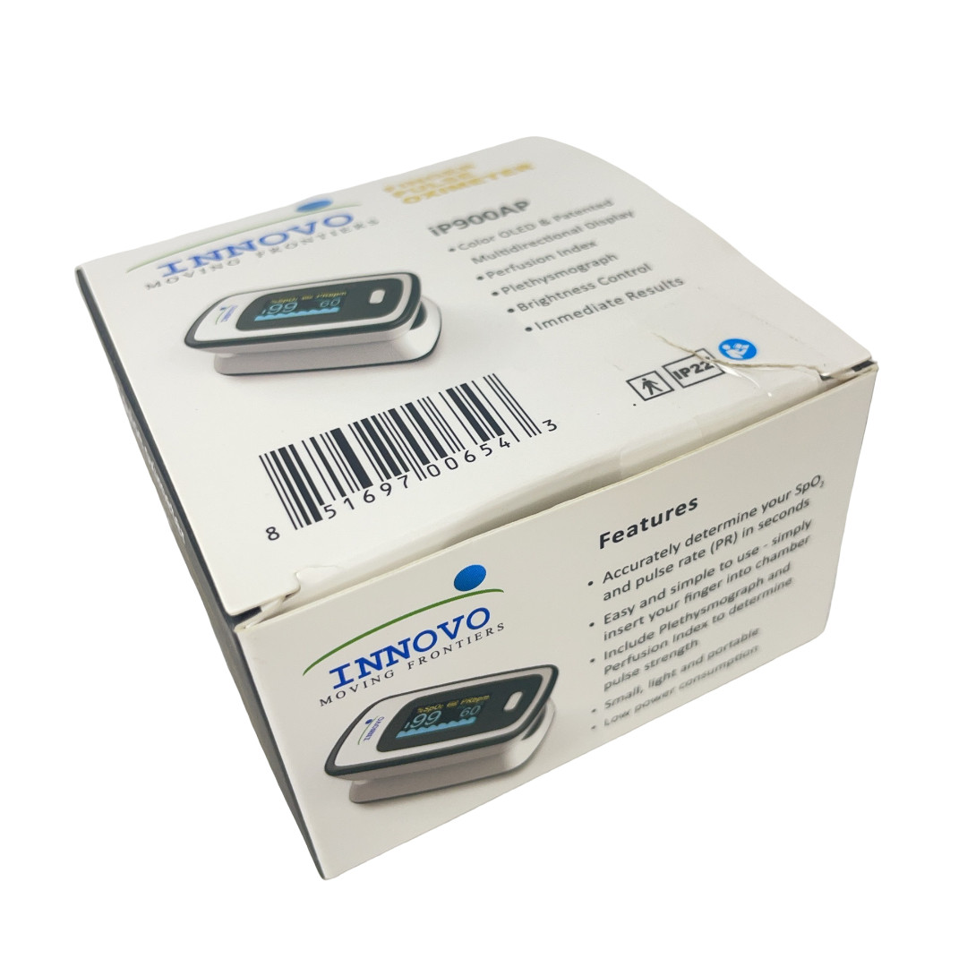Innovo IP900AP Finger Pulse Oximeter OLED Display Perfusion Index Plethysmograph