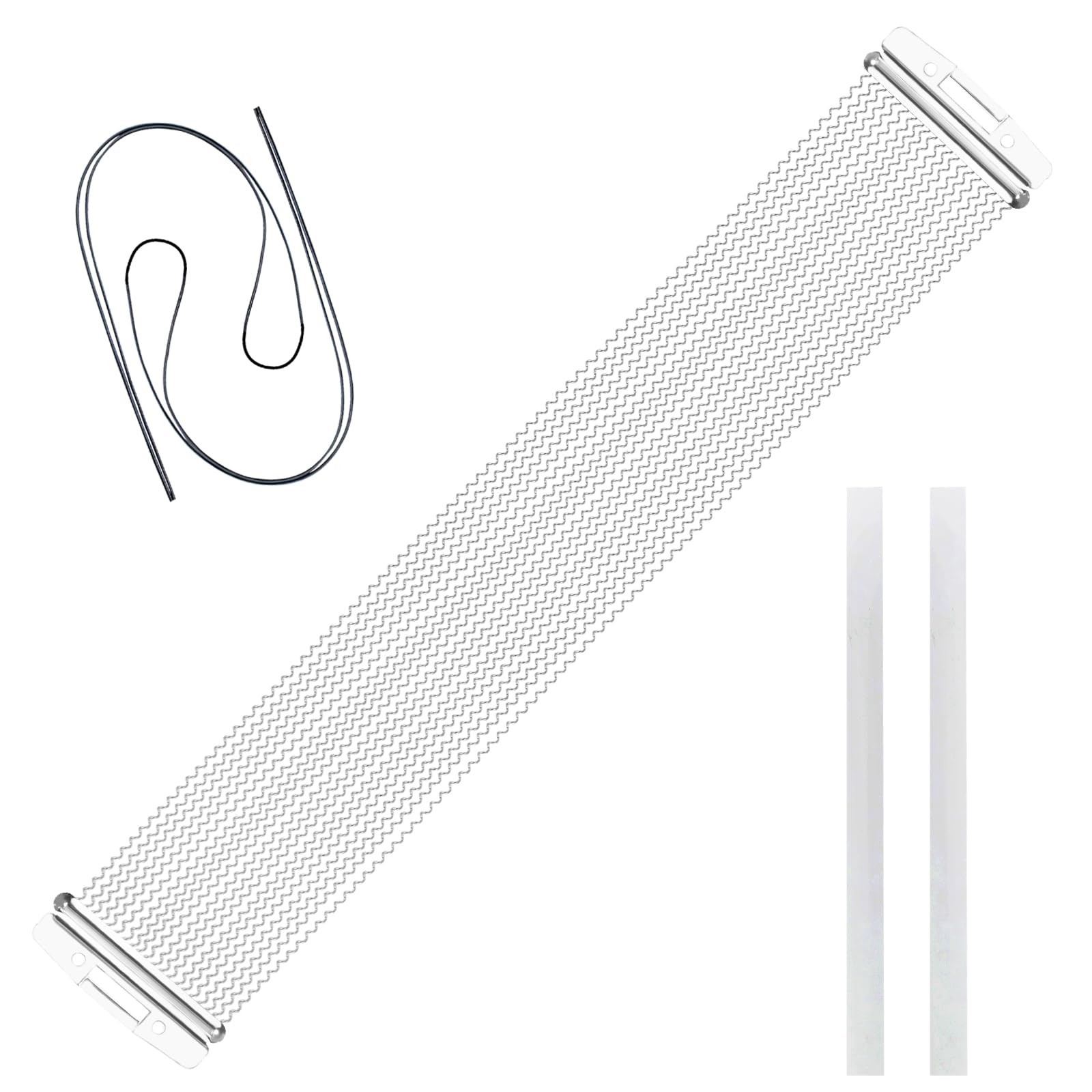 EASTROCK Snare Drum Wires Wire Wire-20 Strand 14 Inch, silver