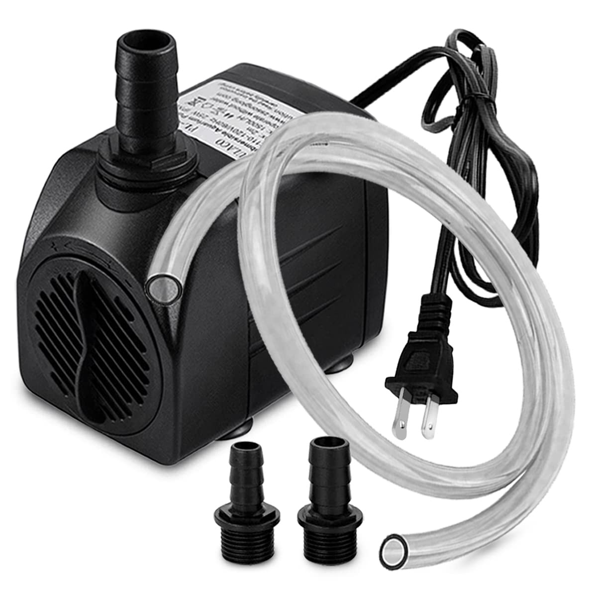 400GPH Submersible Pump with 5 ft Tubing, (1500L/H 25W) durable fountain wate...