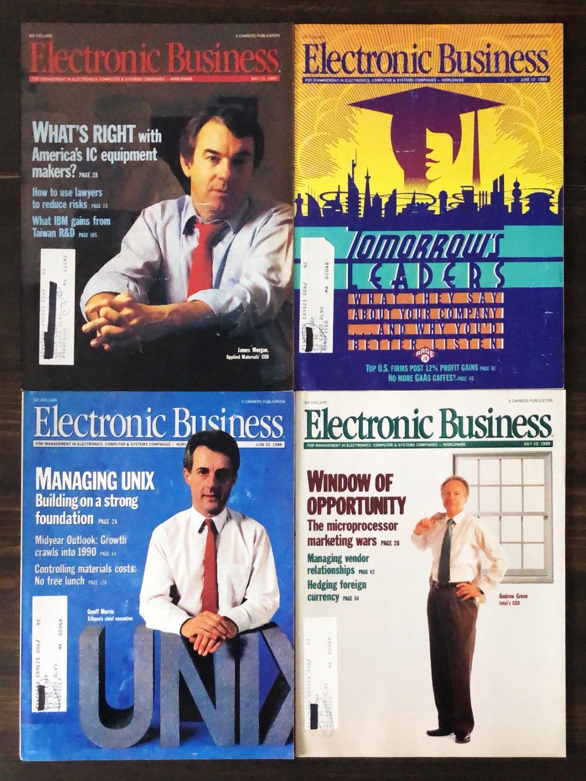 1989 Electronic Business Magazine - Lot of 4