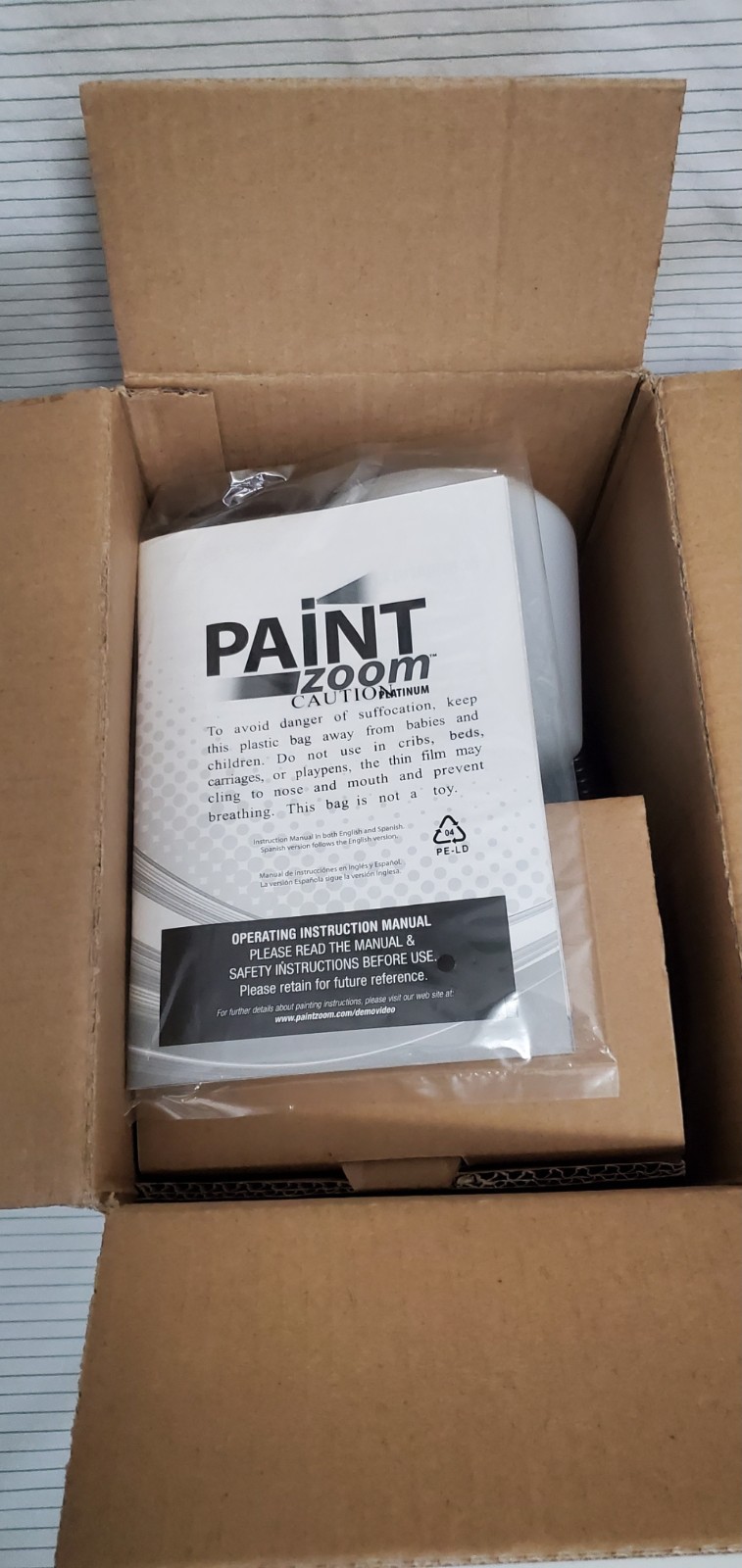 PAINT ZOOM PLATINUM 90PZ03PZ01 NEW