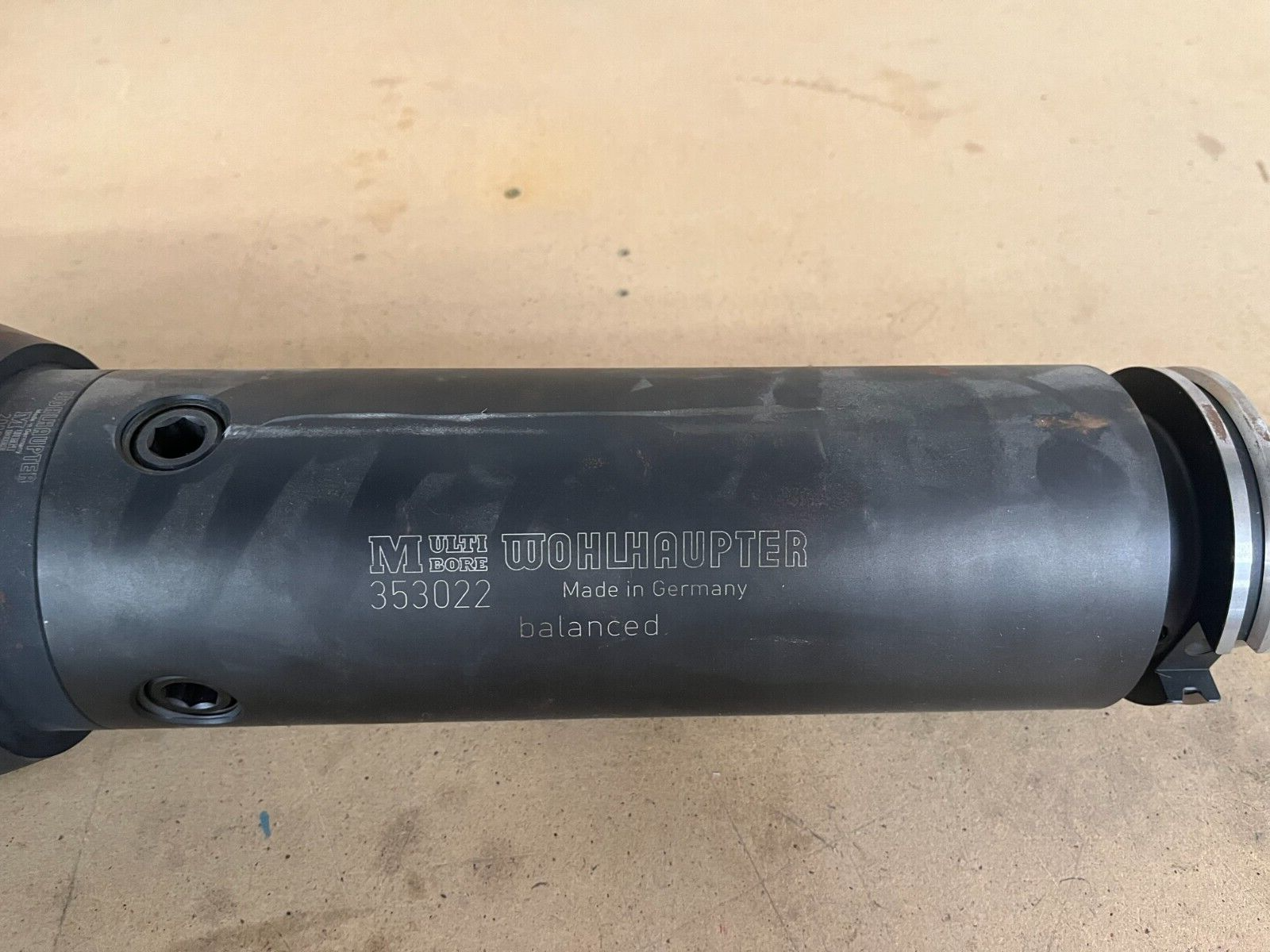 WOHLHAUPTER CAT50 BORING HEAD ASSEMBLY & ACCESSORIES