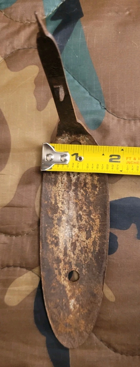 Antique Iron Muzzleloader But Plate