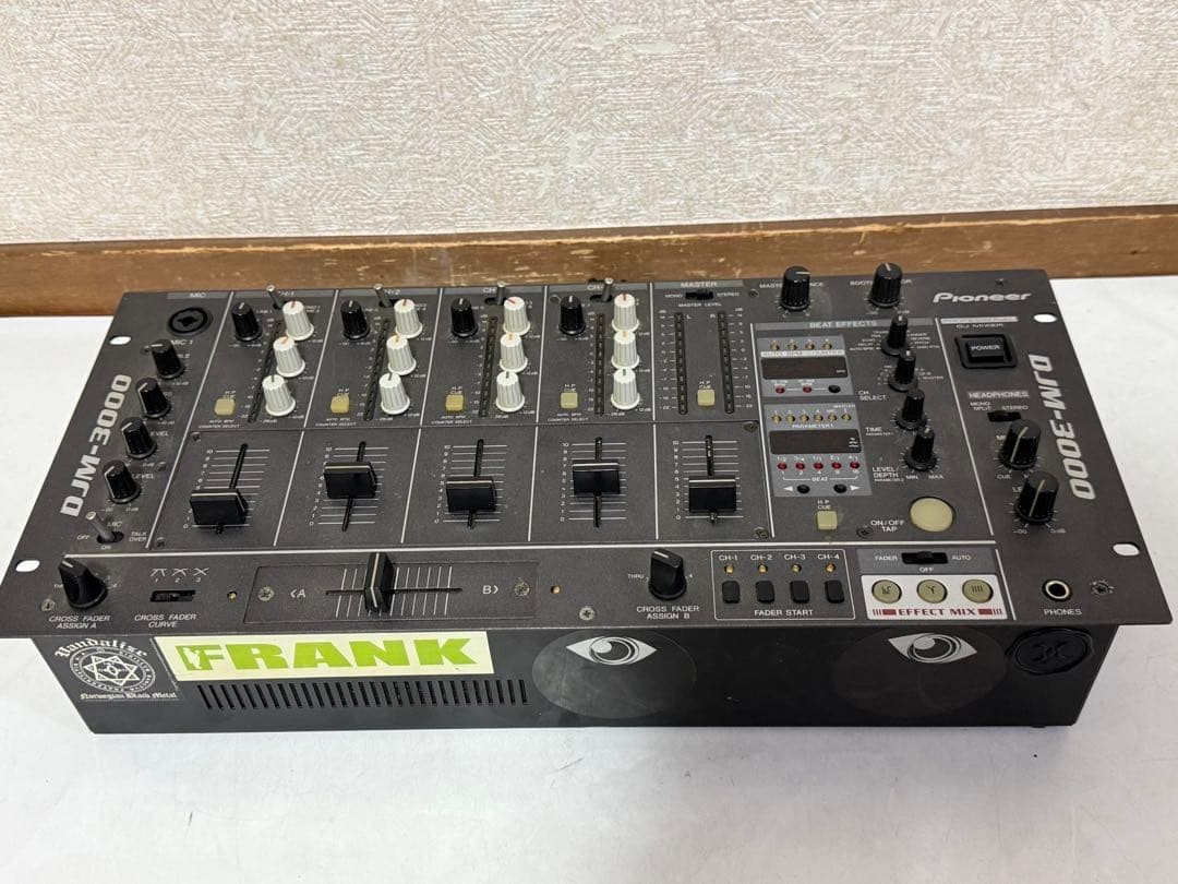 Pioneer DJM-3000 DJ Mixer Professional DJ Equipment Operation confirmed