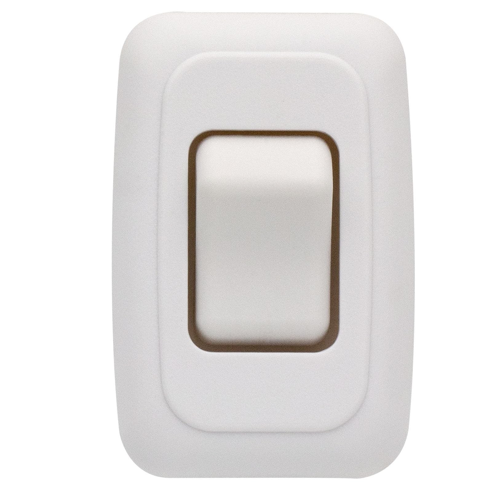 12-Volt Light Switch On-Off Switches with Bezel Single for RV, Trailer, Camper