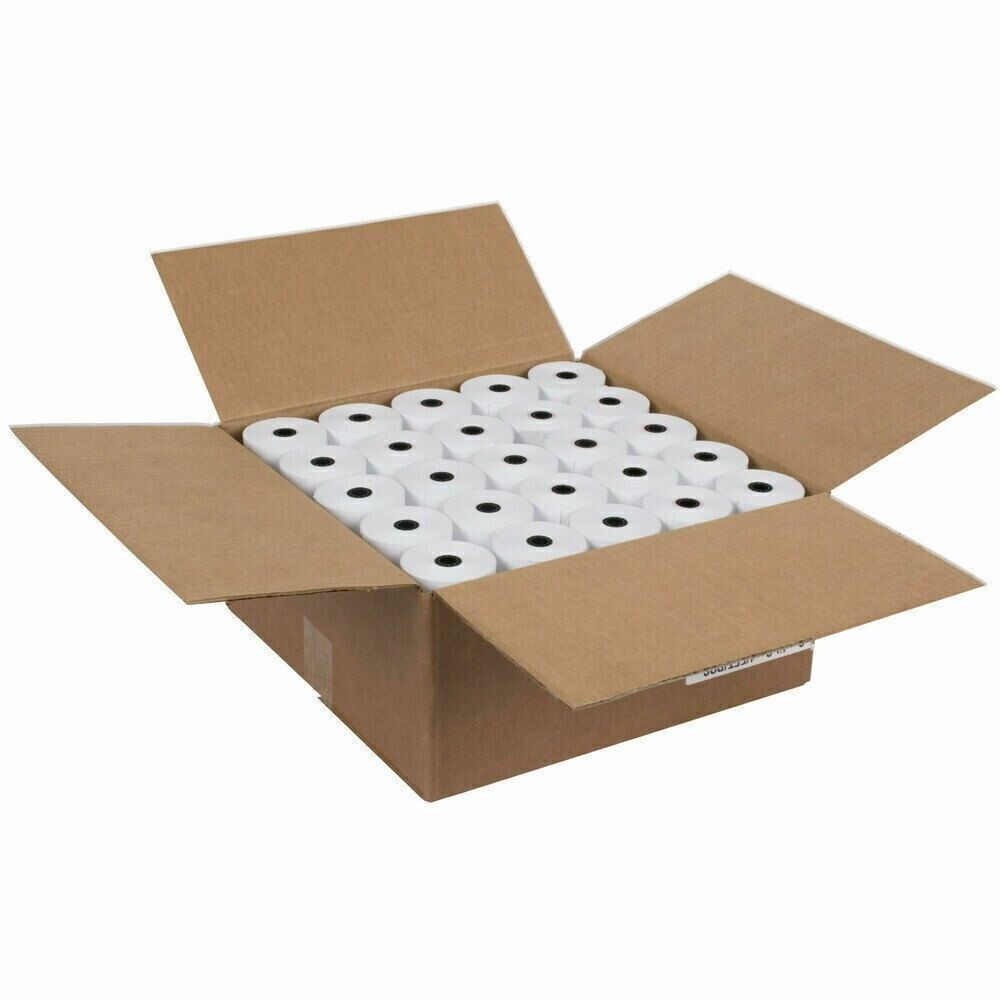 6 Rolls 3-1/8" x 119 Thermal Receipt Paper Pos First Data FD100/200 AQUILA 3119