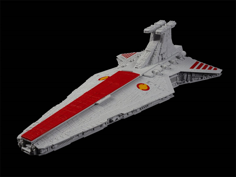 Venator-class Star Destroyer Assemble Model Kit W/base 3D Printing 1/3200