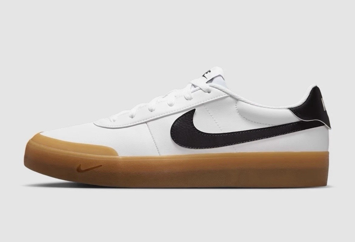 Nike Court Shot ‘White Gum Light Brown Black’ FQ8146 112 Men's Casual Sneakers