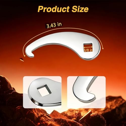3/8" Drive Preload Spanner Wrench Compatible with Can-Am Ryker, Suspension