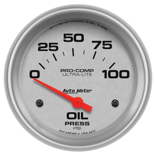 4427 Ultra-Lite Electric Oil Pressure Gauge, 2.625 in.