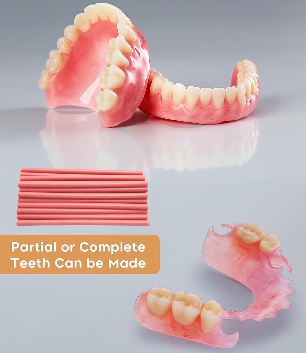 Adjustable DIY Dentures Kit - Realistic Fake Teeth for Missing Teeth Solutions-=