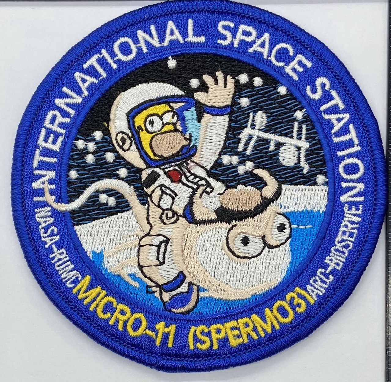 NASA MICRO-11 SPERM-03 SPACEX CRS-14 RESUPPLY MISSION PATCH - 3.5”