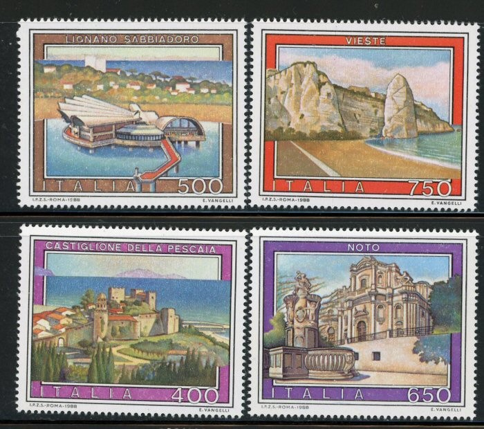 Italy #1737-40 MNH