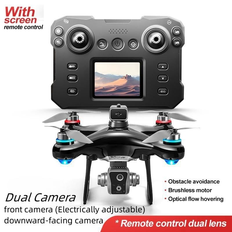 Hobby Drone With Screen On Controller, Airplane Helicopter With Dual