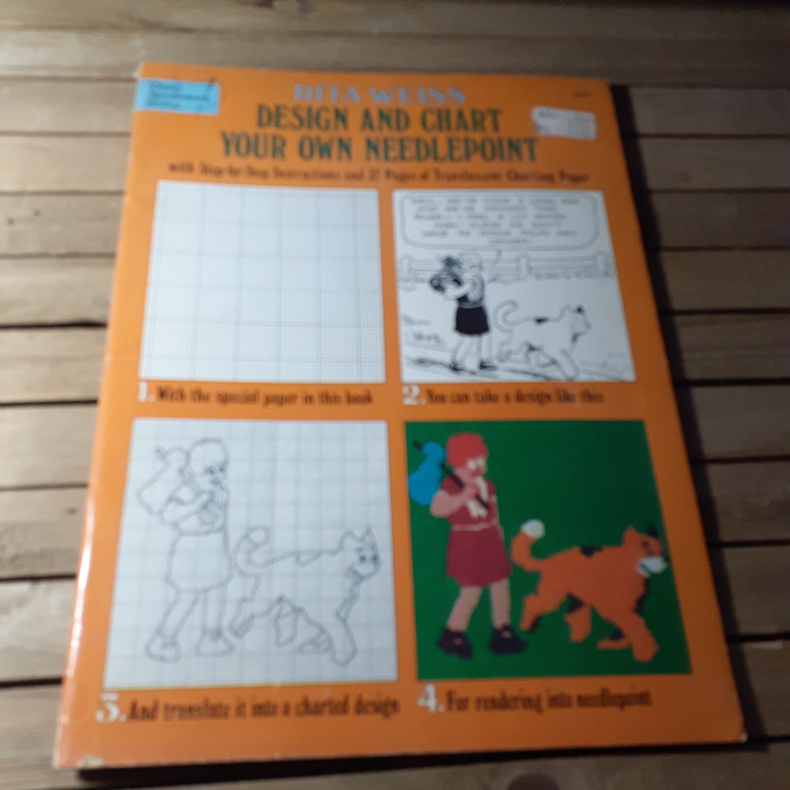 Design and Chart Your Own Needlepoint Rita Weiss with Step by Step Instructions