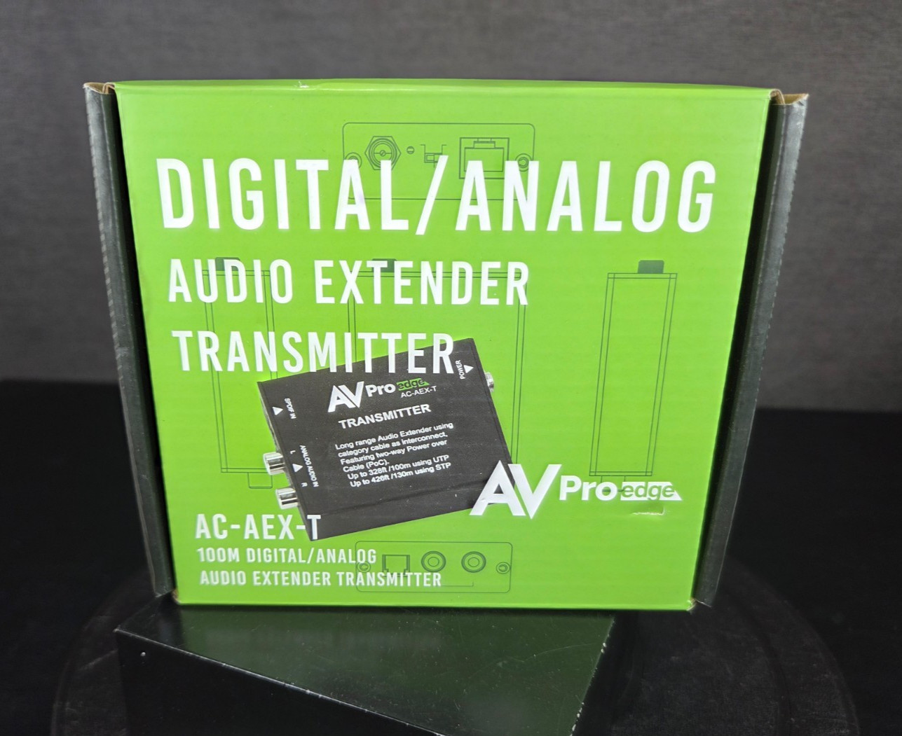 AVPro Edge AC-AEX-T Audio Extender - TRANSMITTER 100 M Digital/Analog FAST SHIP!