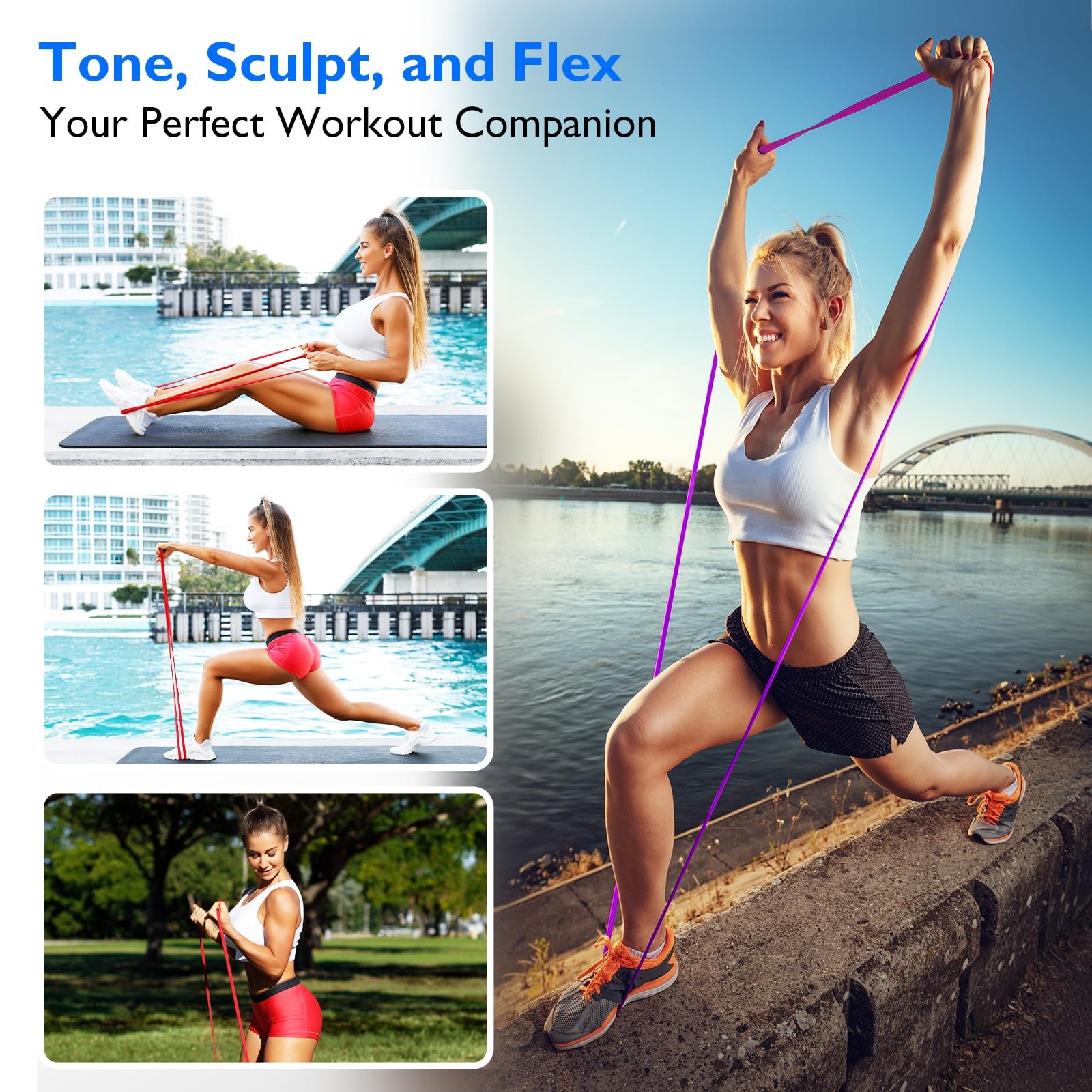 Pull Up Resistance Band – Versatile Fitness Band for Strength Training, Stret...