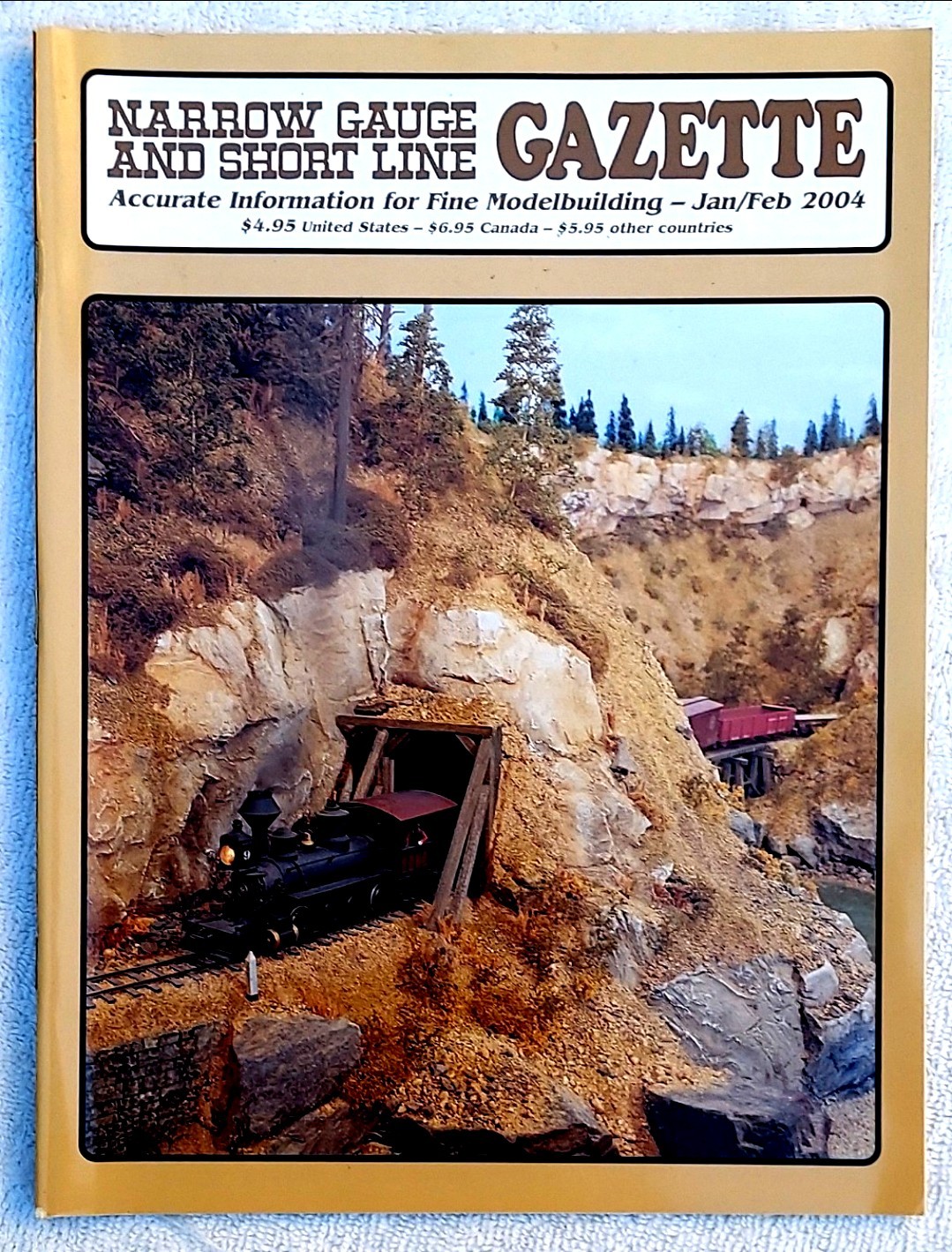 NARROW GAUGE AND SHORT LINE Gazette Magazine Trains Jan/Feb 2004 *MINT*