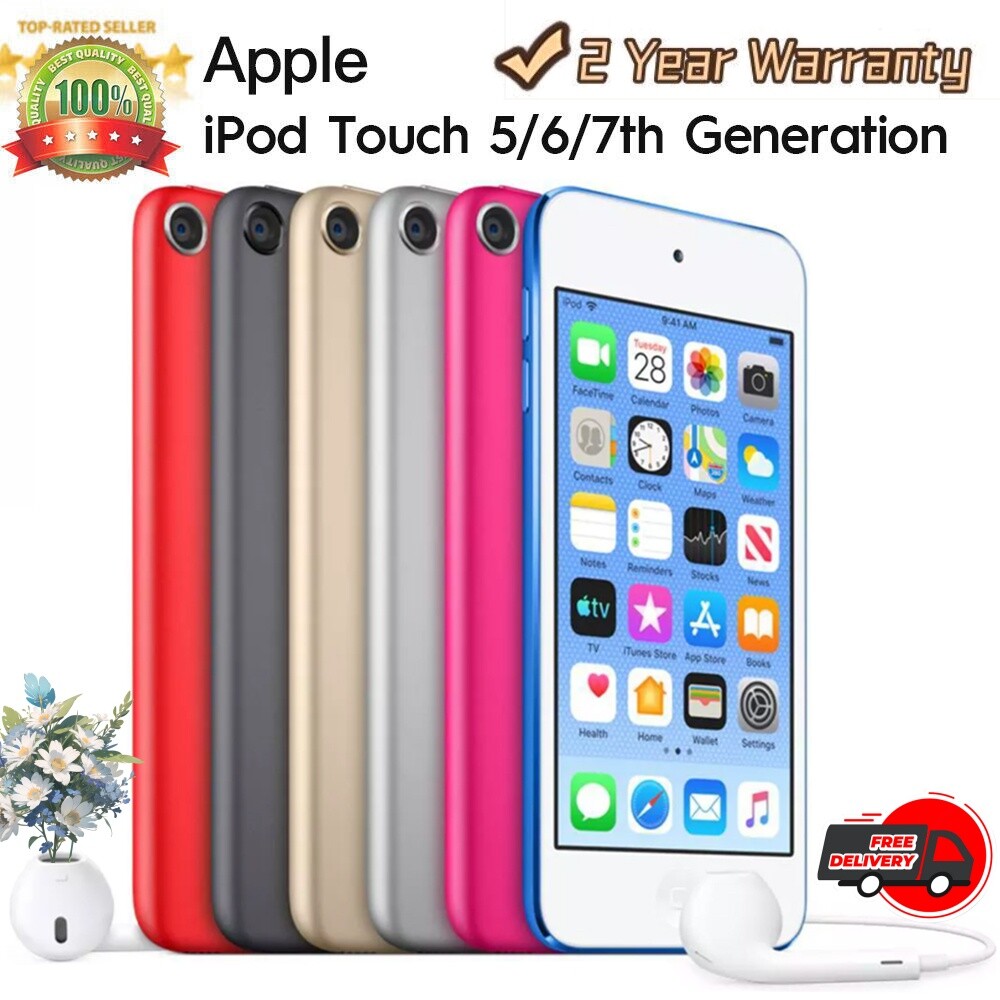 New Apple iPod Touch 6th 7th Generation 64 128 256GB All Colors Sealed Box Lot
