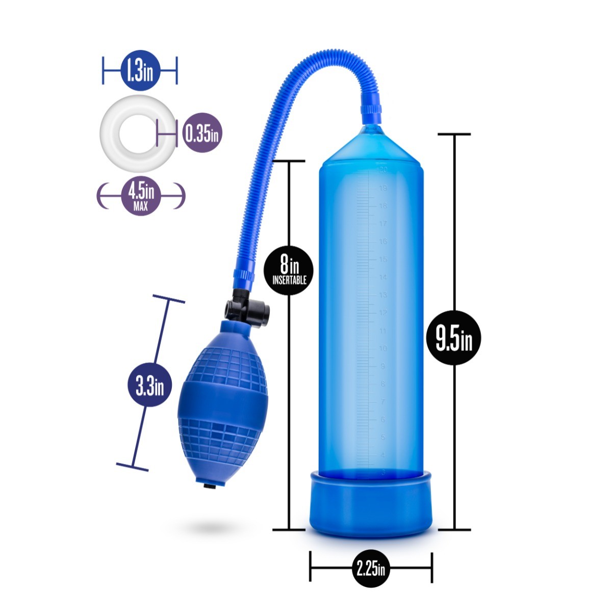 Performance VX101 Beginner Male Penis Pump Extender Enlarger Enhancer for Men