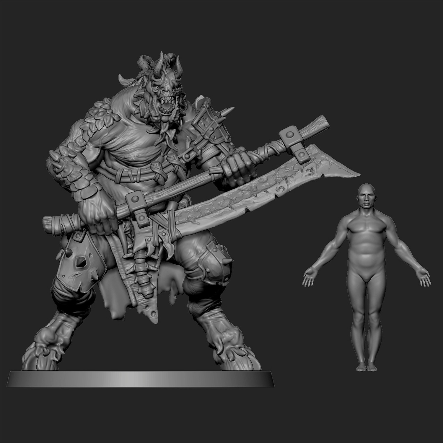 Beastman Brutes fantasy 28mm